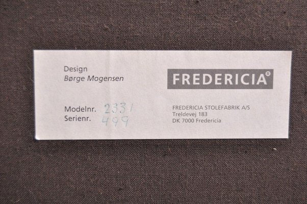 Danish Lounge Chair by Borge Mogensen for Frederica, 1960s-DV-626651