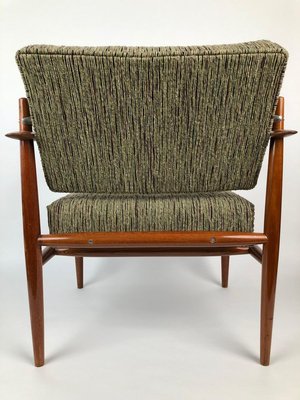 Danish Lounge Chair in Rubelli Fabric, 1960s-BAF-763466