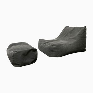 Danish Lounge Chair & Ottoman by Knut Bendik Humlevik & Rune Krøjgaard for NORR11, Set of 2-UAH-1152849