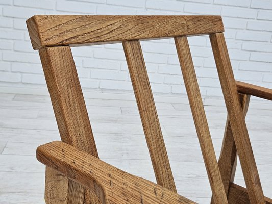 Danish Lounge Chairs in Wool & Oak, 1970s, Set of 2-TMW-1749655