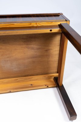 Danish Low Chest in Rosewood with Tiles, 1960s-UY-952735