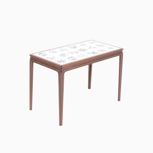 Danish Mahogany and Tiles Coffee Table by Frits Hennigsen, 1940s-FK-618401