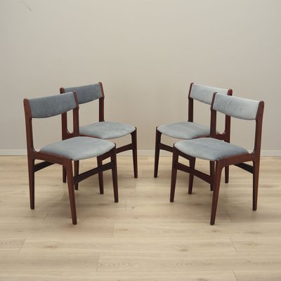 Danish Mahogany Chairs, Denmark, 1979s, Set of 4-VND-1812651