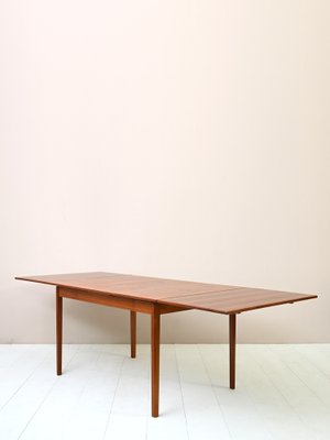 Danish Manufacturing Extendable Dining Table, 1950s-QWP-1450096