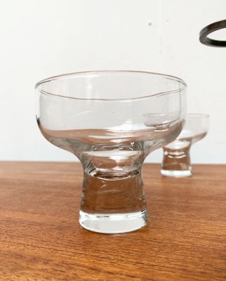 Danish Metal and Glass Candleholder, 1960s-UAH-1436253