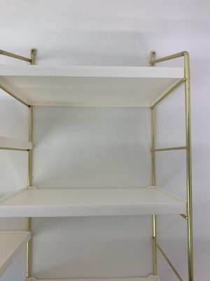 Danish Metal Shelving Wall Unit, 1970s-BGP-1178655