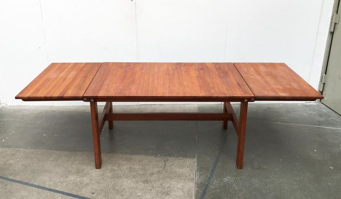 Danish Mid-Century Extendable Drop Leaf Dining Table by Peter Ole Schiønning for Niels Eilersen-UAH-802929