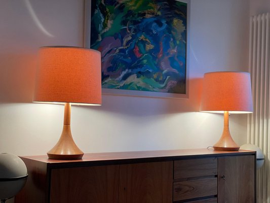 Danish Mid-Century Modern Table Lamps from Domus, Set of 2-WSA-1123423