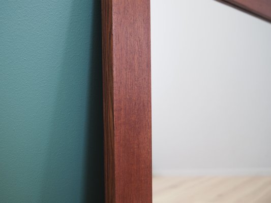 Danish Mirror in Mahogany Frame, 1970s-VND-2019751