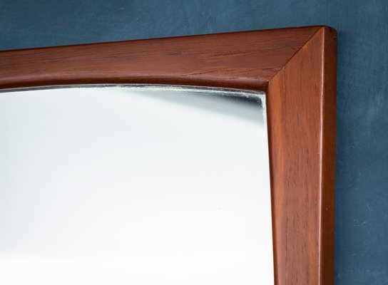 Danish Mirror with Frame in Teak, 1960s-ZGQ-930726