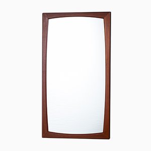 Danish Mirror with Frame in Teak, 1960s-ZGQ-930726