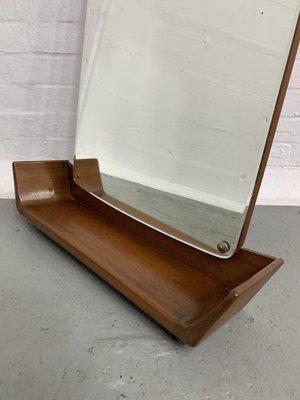 Danish Mirror with Shelf in Teak-EMG-1309179