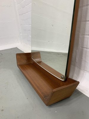 Danish Mirror with Shelf in Teak-EMG-1309179