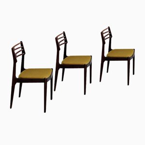 Danish Model 101 Dining Chairs by Johannes Andersen, 1960s, Set of 3-TMW-1791479