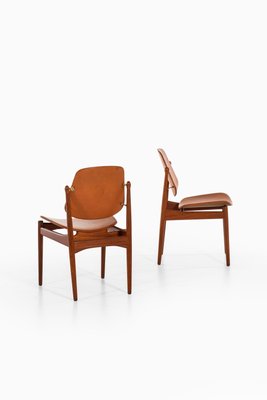 Danish Model 203 Dining Chairs by Arne Vodder for France & Daverkosen, 1950s, Set of 6-SC-740313