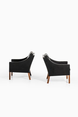 Danish Model 2207 Easy Chairs by Børge Mogensen for Fredericia, 1960s, Set of 2-SC-659109