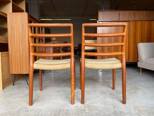 Danish Model 85 Teak Side Chairs by Niels O. Møller, Set of 2-WSA-831404