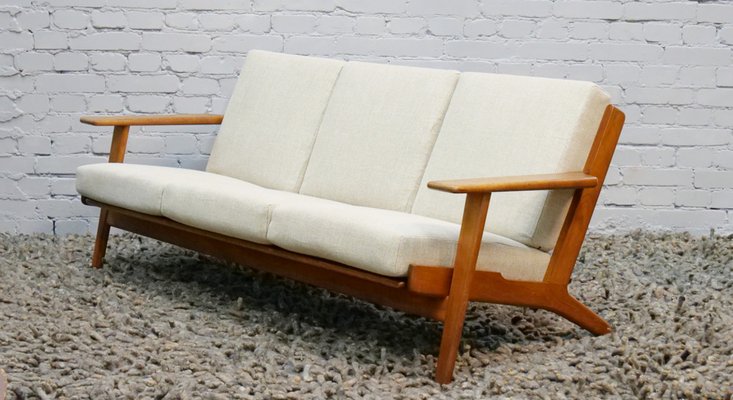 Danish Model GE-290 Sofa by H. J. Wegner for Getama, 1960s-QFD-1357434