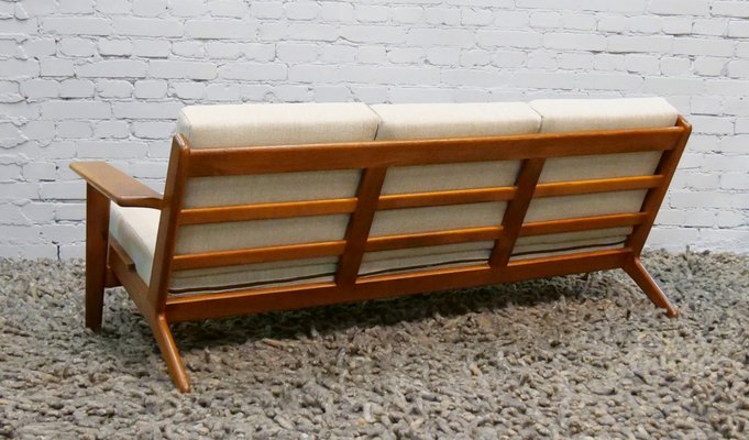 Danish Model GE-290 Sofa by H. J. Wegner for Getama, 1960s-QFD-1357434