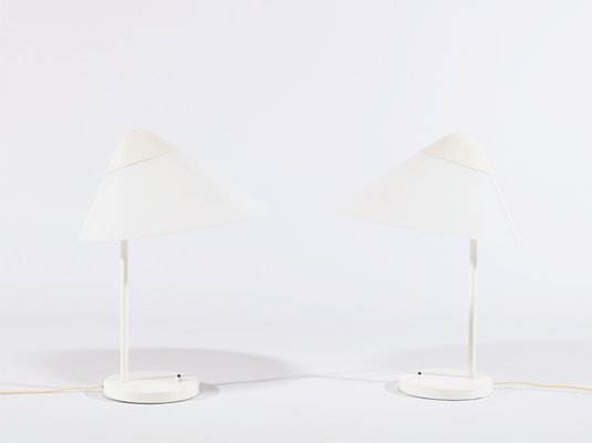 Danish Model Opala Table Lamps by Hans J. Wegner for Louis Poulsen, 1970s, Set of 2-WRF-573741