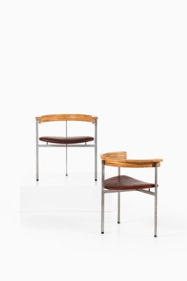 Danish Model PK-11 Armchairs by Poul Kjærholm for E. Kold Christensen, 1950s, Set of 2-SC-593307