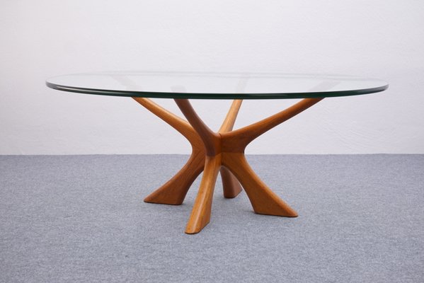 Danish Model T118 Coffee Table by Illum Wikkelsø for Niels Eilersen-KIJ-852156