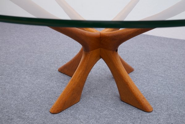 Danish Model T118 Coffee Table by Illum Wikkelsø for Niels Eilersen-KIJ-852156