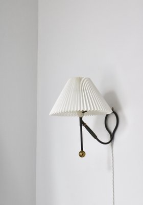 Danish Modern Brass Model 306 Wall or Table Lamp by Kaare Klint for Le Klint, 1950s-WRF-1817073