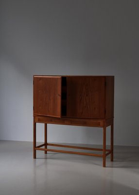 Danish Modern Cabinet in Elm and Pinewood attributed to Børge Mogensen for FDB, 1940s, Set of 2-WRF-1752056