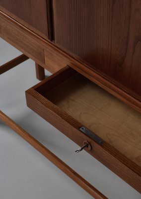 Danish Modern Cabinet in Elm and Pinewood attributed to Børge Mogensen for FDB, 1940s, Set of 2-WRF-1752056