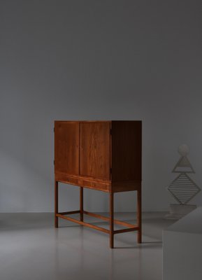 Danish Modern Cabinet in Elm and Pinewood attributed to Børge Mogensen for FDB, 1940s, Set of 2-WRF-1752056