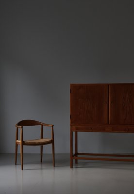 Danish Modern Cabinet in Elm and Pinewood attributed to Børge Mogensen for FDB, 1940s, Set of 2-WRF-1752056