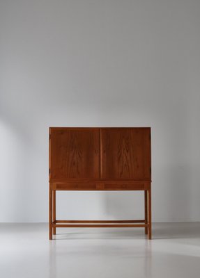 Danish Modern Cabinet in Elm and Pinewood attributed to Børge Mogensen for FDB, 1940s, Set of 2-WRF-1752056