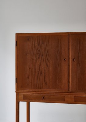 Danish Modern Cabinet in Elm and Pinewood attributed to Børge Mogensen for FDB, 1940s, Set of 2-WRF-1752056