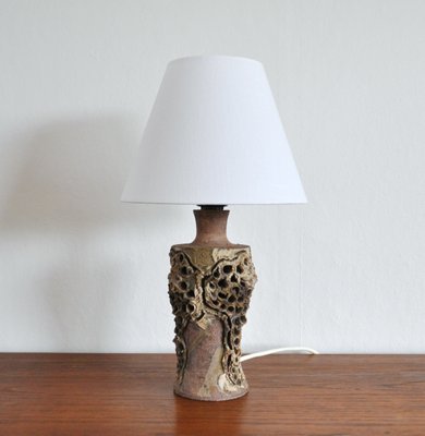 Danish Modern Ceramic Table Lamp by Bodil Marie Nielsen, 1960s-HPQ-1229229