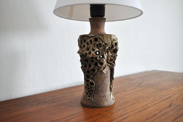 Danish Modern Ceramic Table Lamp by Bodil Marie Nielsen, 1960s-HPQ-1229229