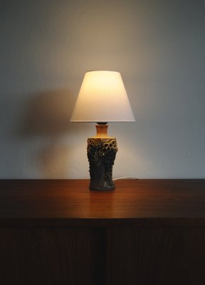 Danish Modern Ceramic Table Lamp by Bodil Marie Nielsen, 1960s-HPQ-1229229