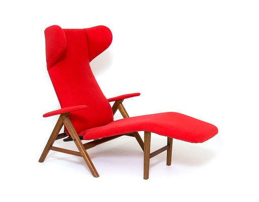 Danish Modern Chaise Lounge Chair by Henry W. Klein for Bramin-URD-1093527