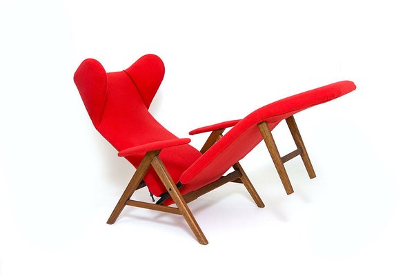 Danish Modern Chaise Lounge Chair by Henry W. Klein for Bramin-URD-1093527