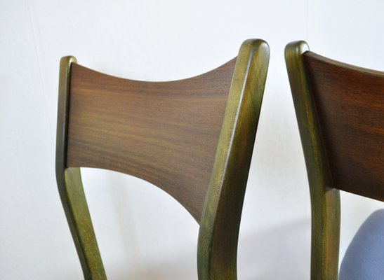 Danish Modern Emerald Color Dining Chair, 1960s-HPQ-1226512