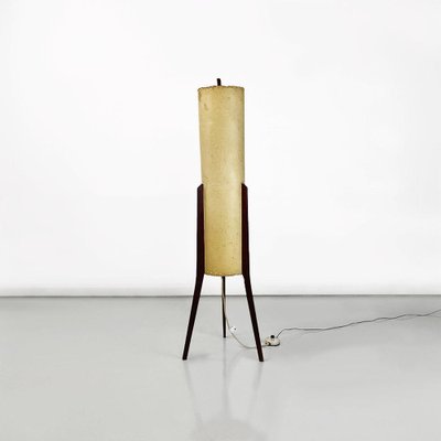 Danish Modern Floor Lamp in Parchment and Teak, 1960-GDD-1797794