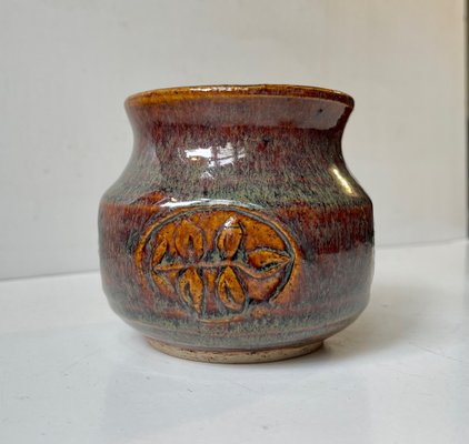 Danish Modern Glazed Stoneware Vase by Christian Ulrik Bertelsen, 1970s-LCR-1342001