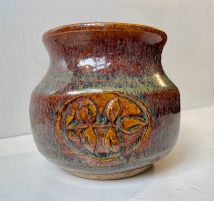 Danish Modern Glazed Stoneware Vase by Christian Ulrik Bertelsen, 1970s-LCR-1342001