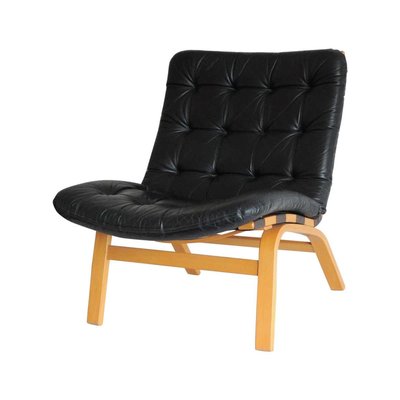 Danish Modern Leather Lounge Chair from Farstrup Møbler, 1970s-HPQ-1374309