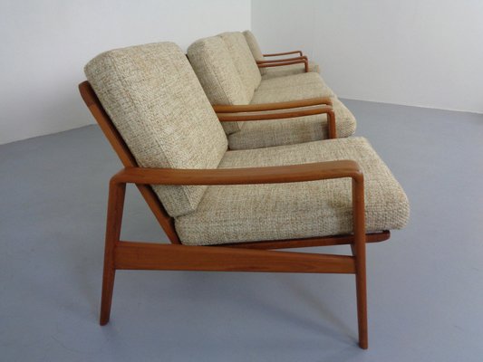 Danish Modern Living Room Set by Arne Wahl Iversen for Komfort, 1960s, Set of 3-RDW-1368125