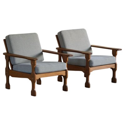 Danish Modern Lounge Chairs by Henning Kjærnulf, 1960s, Set of 2-MXF-1405908