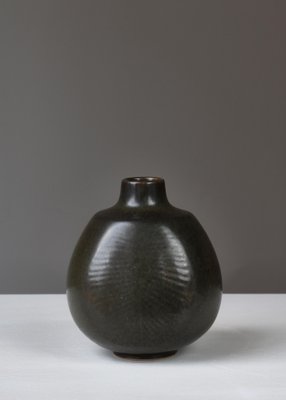 Danish Modern Model 167 Vase in Stoneware by Eva Stæhr-Nielsen for Saxbo, 1954-WRF-1800779