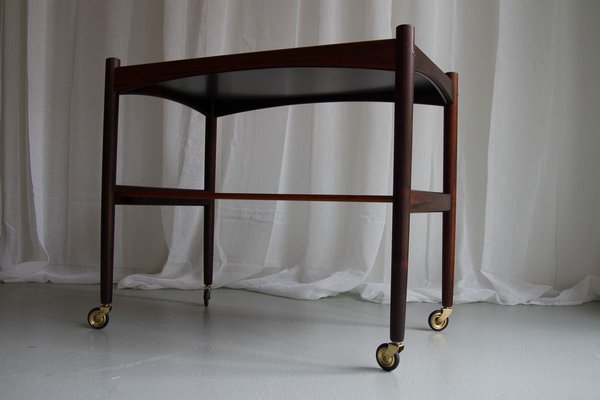 Danish Modern Rosewood Serving Trolley, 1960s-WIX-1700376