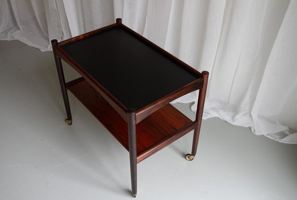 Danish Modern Rosewood Serving Trolley, 1960s-WIX-1700376