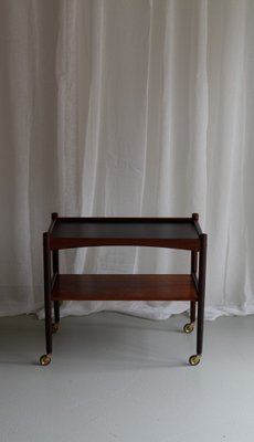 Danish Modern Rosewood Serving Trolley, 1960s-WIX-1700376